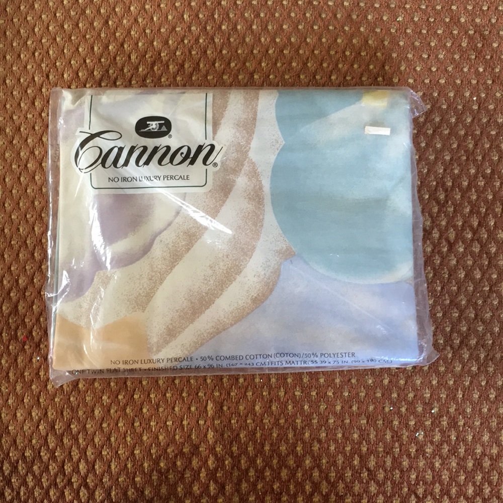 Cannon brand twin flat sheet
